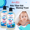 Sữa tắm gội cho bé AromaKids,hương sữa vani-750ml