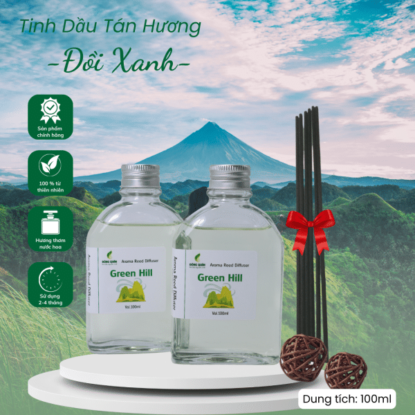 Doi xanh 100ml chai dep