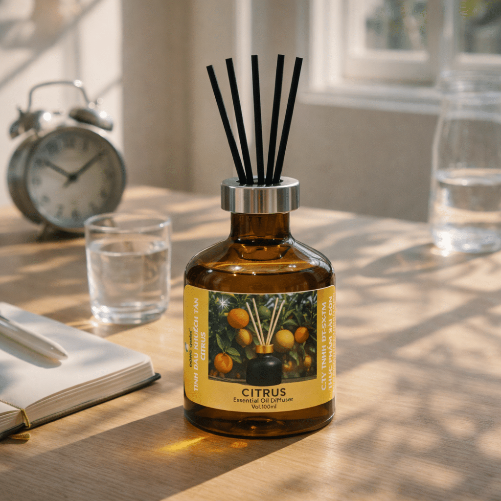 Tinh dau khuech tan citrus giau nang luong Tinh dau khuech tan citrus giau nang luong