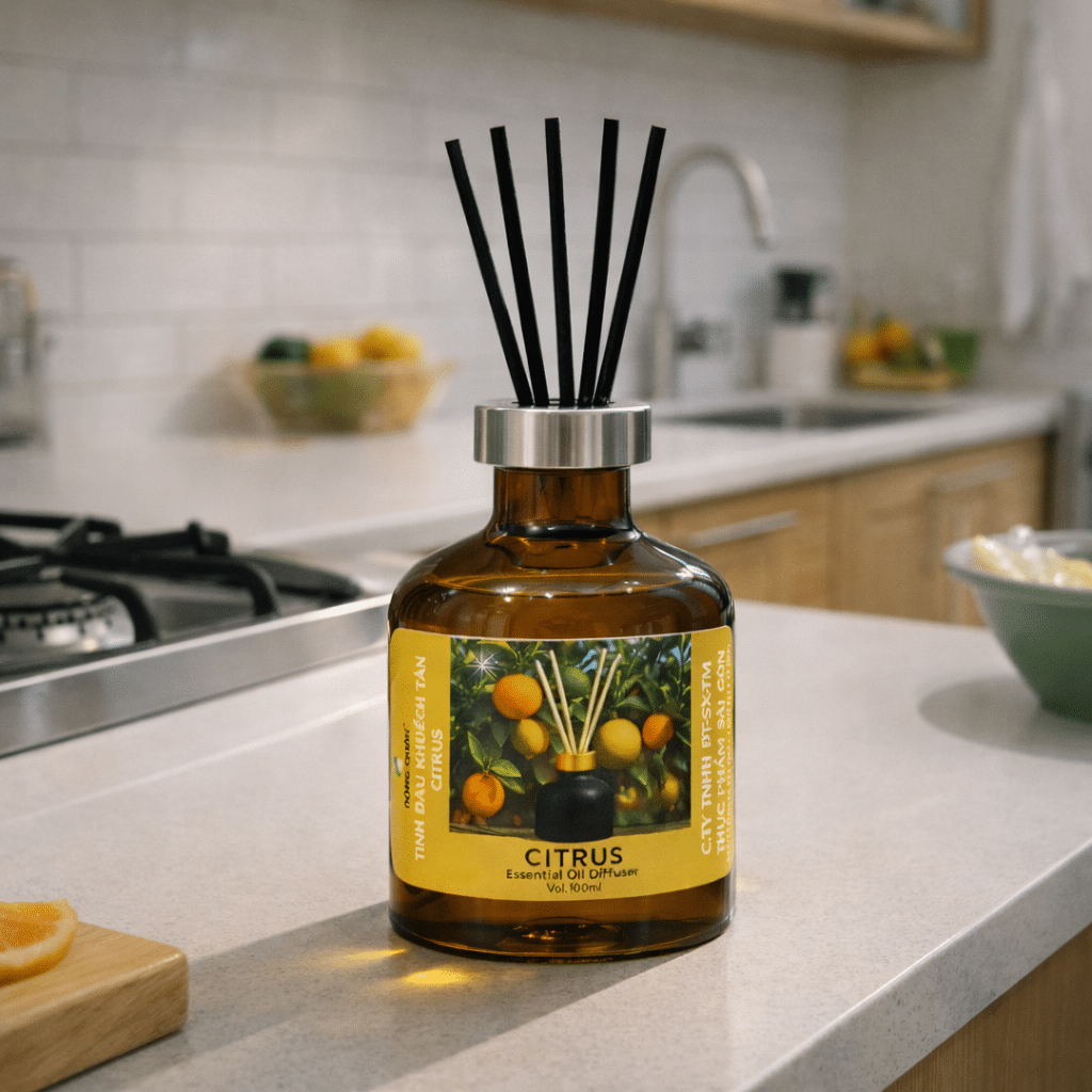 Tinh dau khuech tan citus thom phong Tinh dau khuech tan citus thom phong