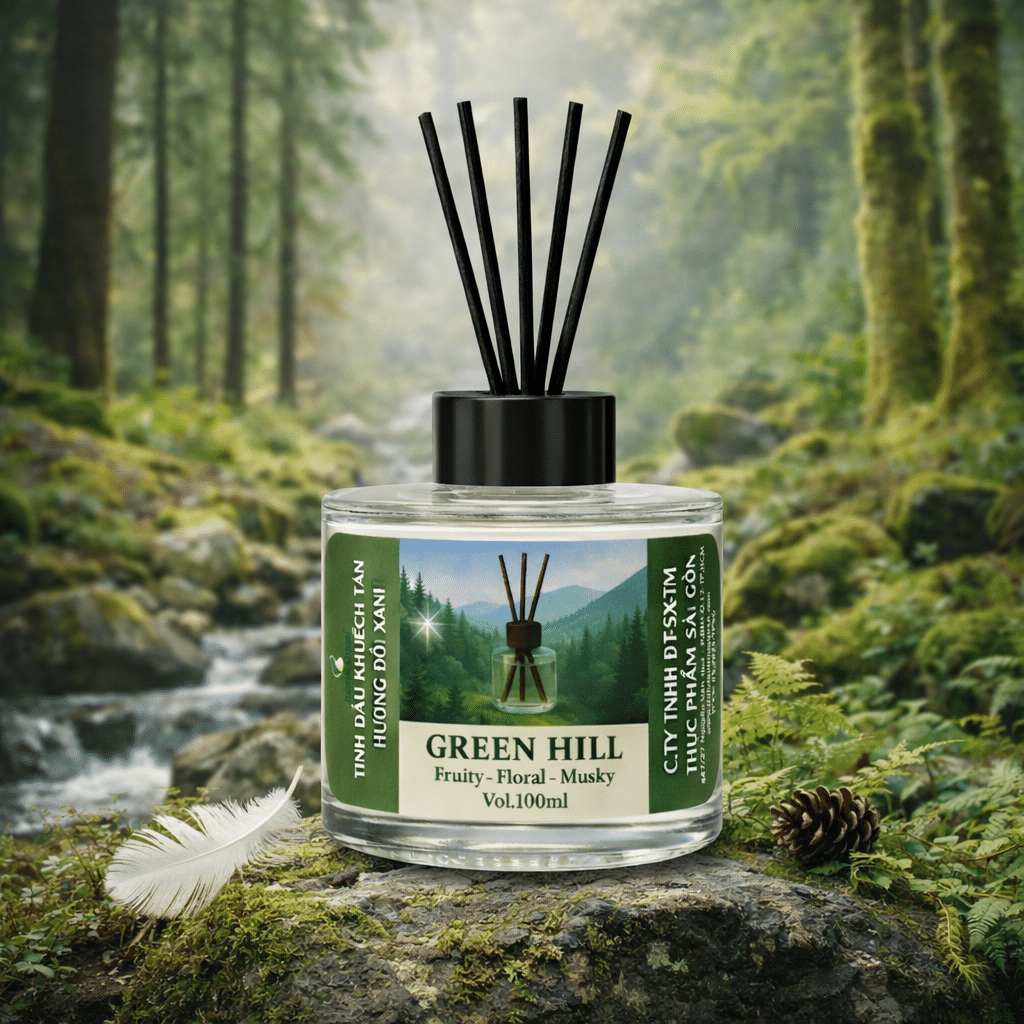 Tinh dau khuech tan huong doi xanh tuoi mat Tinh dau khuech tan huong doi xanh tuoi mat