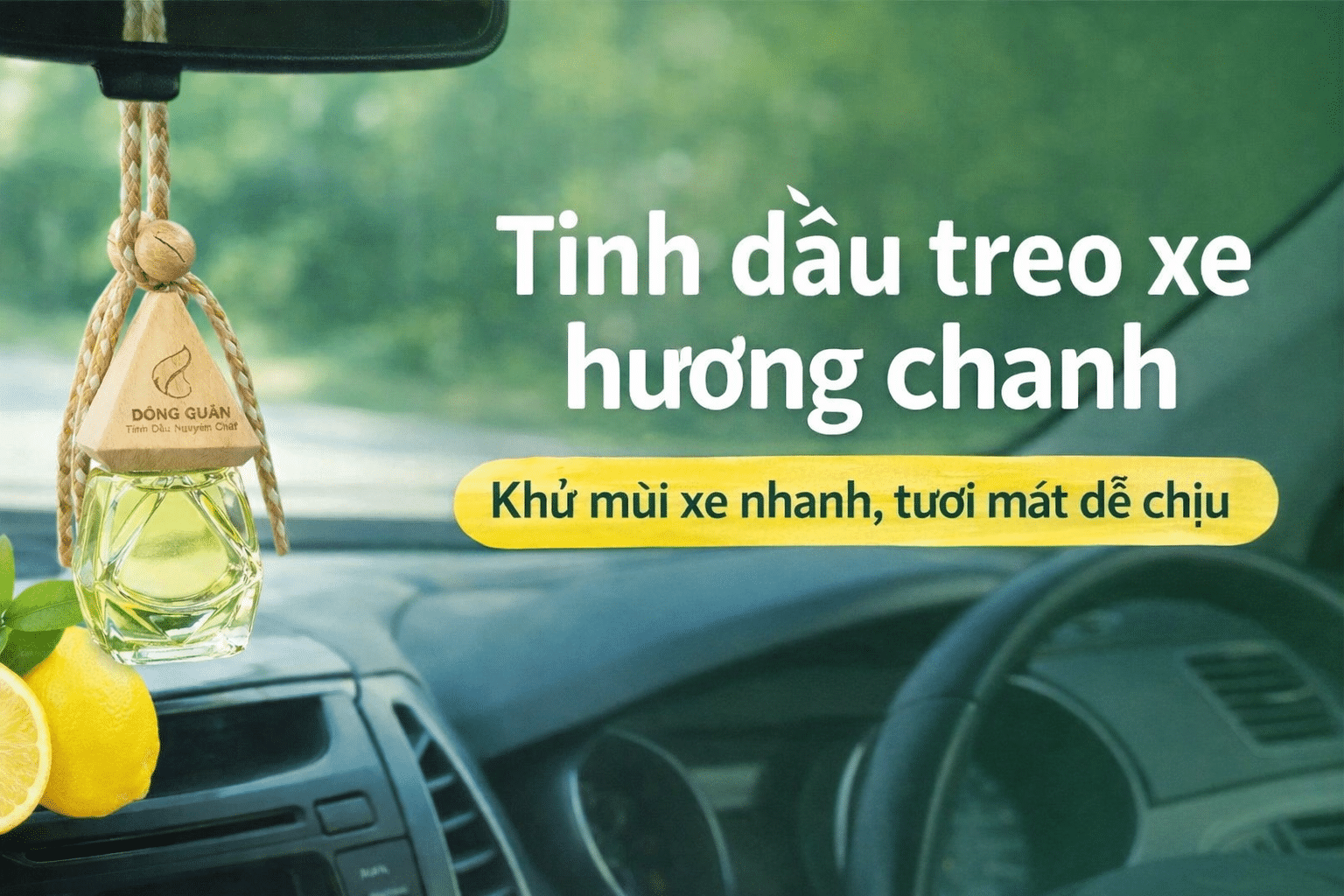 Tinh dầu treo xe hương chanh
