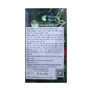 Tinh dầu treo xe hương Mận Đường – Ngọt vừa đủ, dễ thương vừa phải 2 TDT MAN DUONG 31