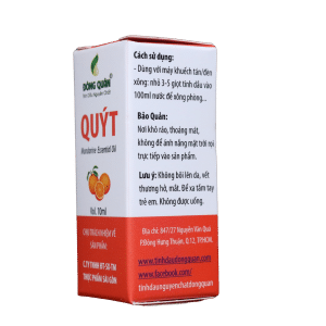 Tinh dầu vỏ quýt ép lạnh nguyên chất - Khử mùi, giảm stress hiệu quả 3 TINH DAU VO QUYT 41