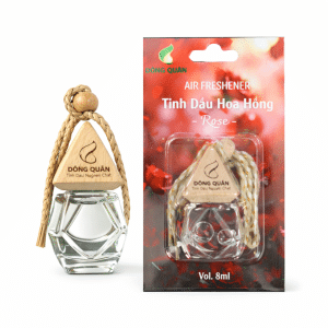 Trang chủ - Tinh Dầu Đông Quân 90 Tinh dầu treo xe hương Hoa Hồng – Dịu dàng, sang trọng và đầy cảm xúc