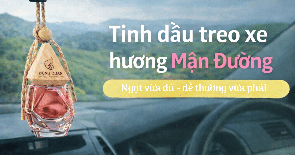 Tinh dầu treo xe hương Mận Đường – Ngọt vừa đủ, dễ thương vừa phải 3 Tinh dau treo xe huong man duong 2