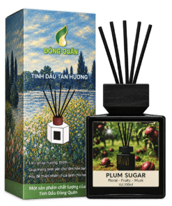 Tinh dầu khuếch tán Plum Sugar Đông Quân (Reed Diffuser) – Ngọt sang, thơm lâu, tỏa đều