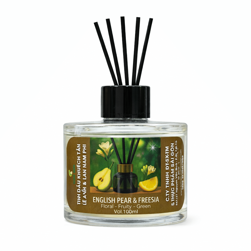 Tinh dau khuech tan English Pear Dong Quan 100ml Tinh dau khuech tan English Pear Dong Quan 100ml