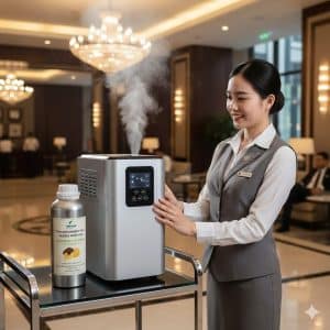 Tinh dau khach san xa huong & vo chanh Dong Quan duoc su dung tai nhieu khach san lon