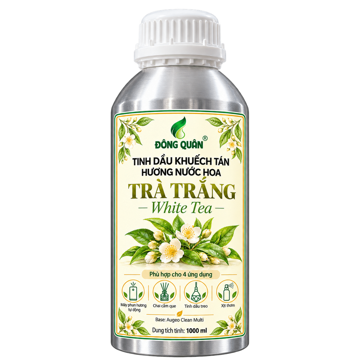 Tinh dầu thơm phòng khách sạn hương trà trắng chai lớn 500ml–10L – Refill đa năng cho máy khuếch tán, cắm que, xịt phòng, treo 3 Tinh dầu thơm phòng khách sạn hương trà trắng chai lớn 500ml–10L – Refill đa năng cho máy khuếch tán, cắm que, xịt phòng, treo