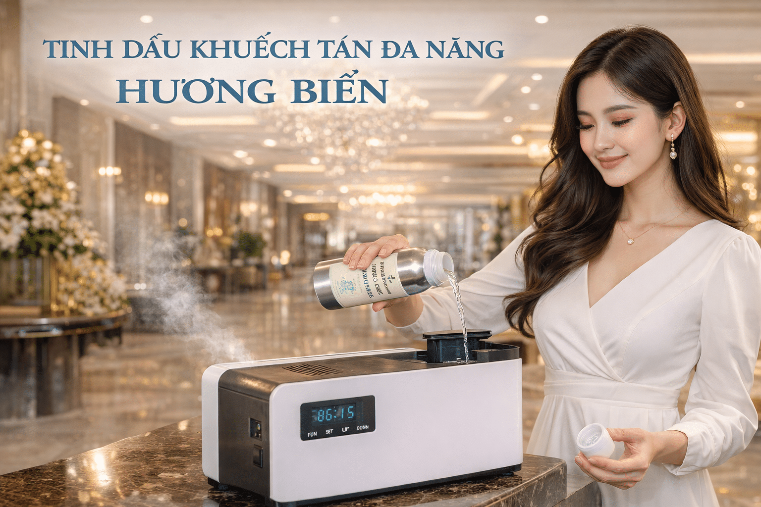 Tinh dau khuech tan huong bien cho khach san