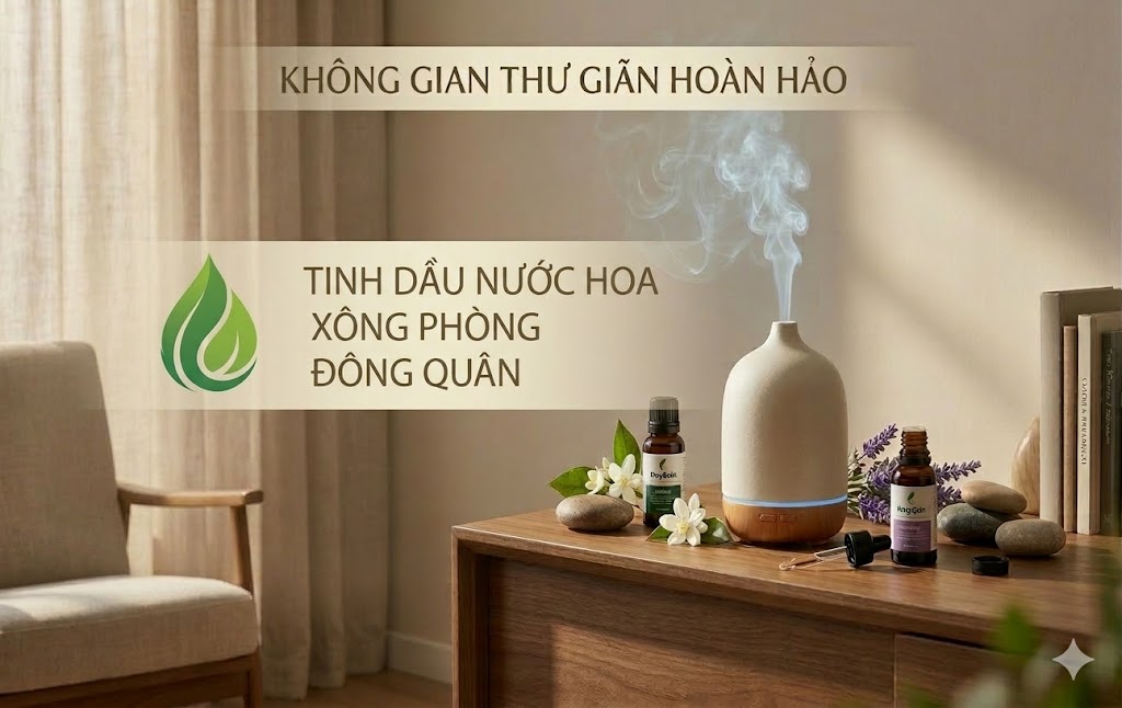 tinh dau nuoc hoa xong phong Dong Quan