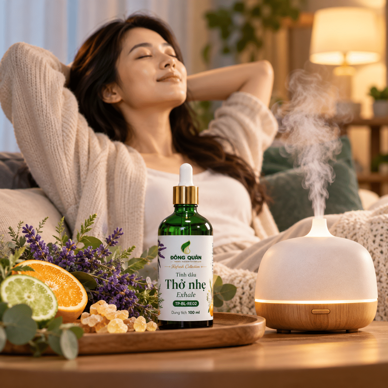 Tinh Dầu Thư Giãn Đầu Óc – Thở Nhẹ / Exhale 4 Tinh Dầu Thư Giãn Đầu Óc – Thở Nhẹ / Exhale - Ảnh 4