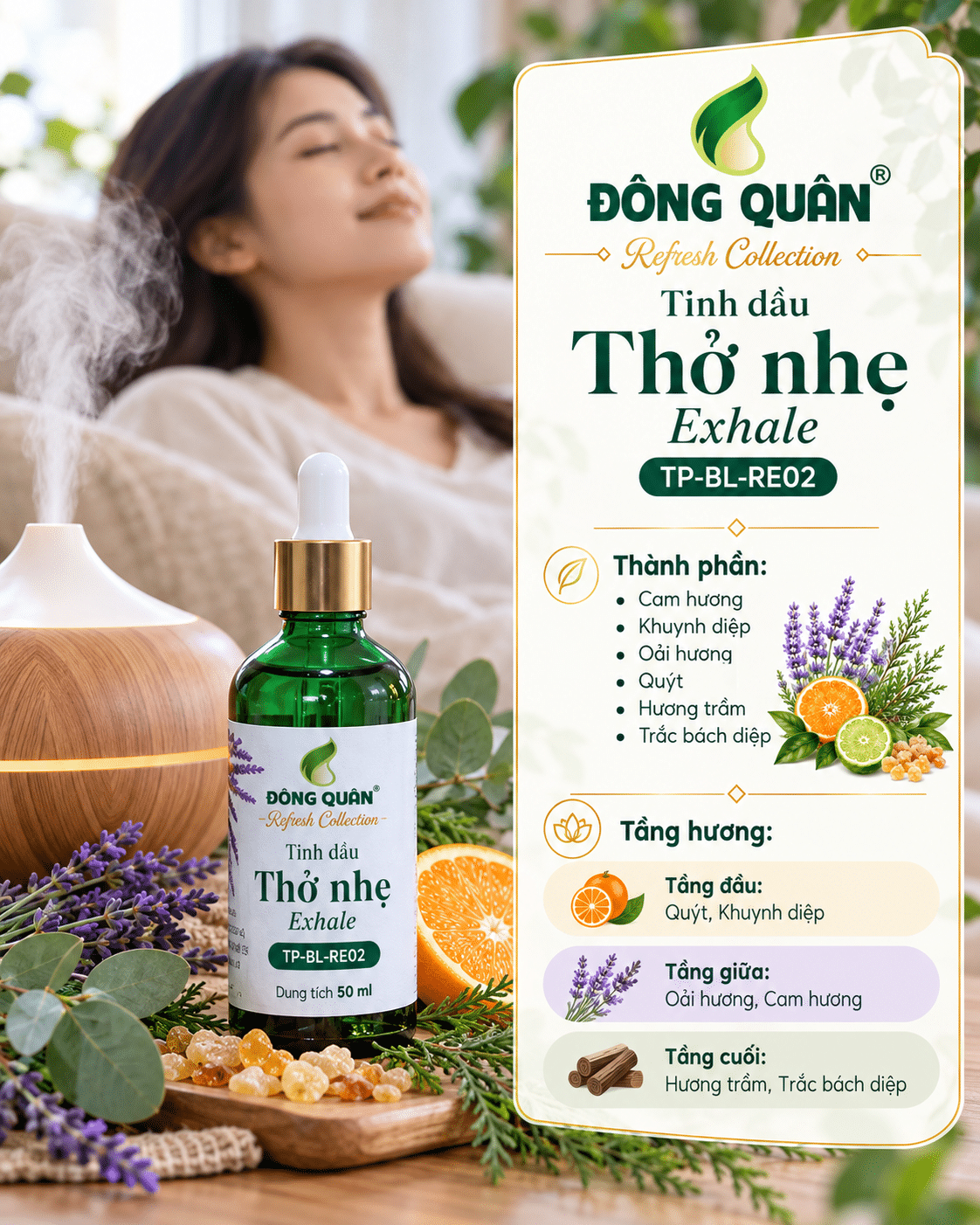 Tinh Dầu Thư Giãn Đầu Óc – Thở Nhẹ / Exhale 5 Tinh Dầu Thư Giãn Đầu Óc – Thở Nhẹ / Exhale - Ảnh 5