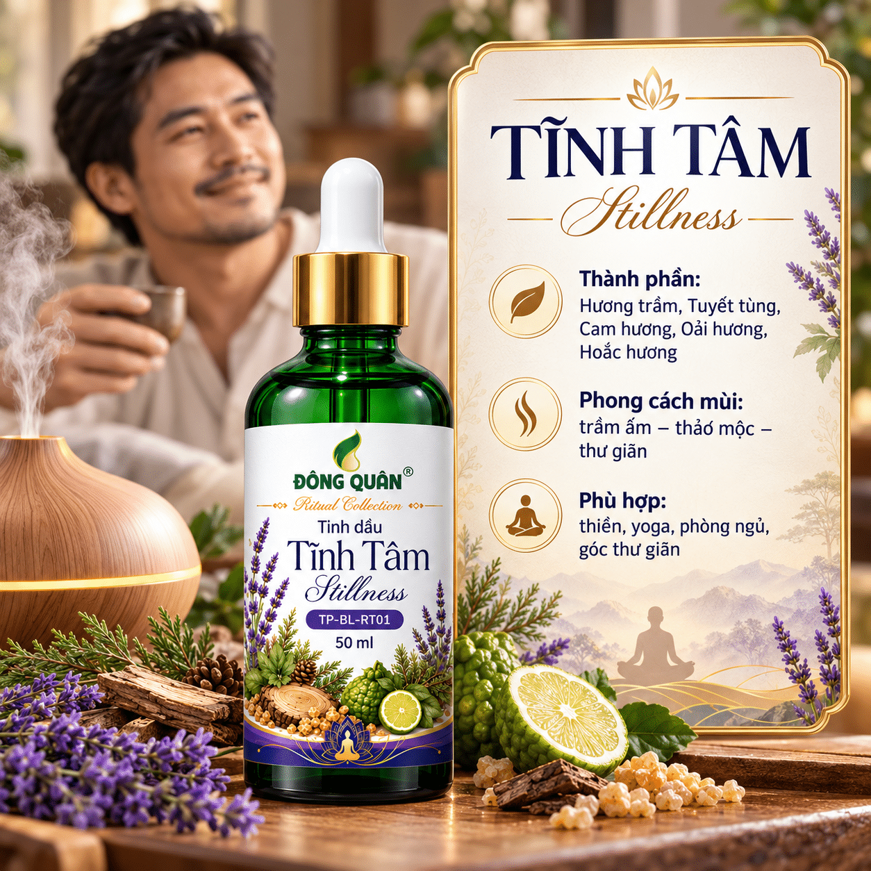 Tinh Dầu Thiền – Tĩnh Tâm Stillness Đông Quân 6 Tinh Dầu Thiền – Tĩnh Tâm Stillness Đông Quân - Ảnh 6