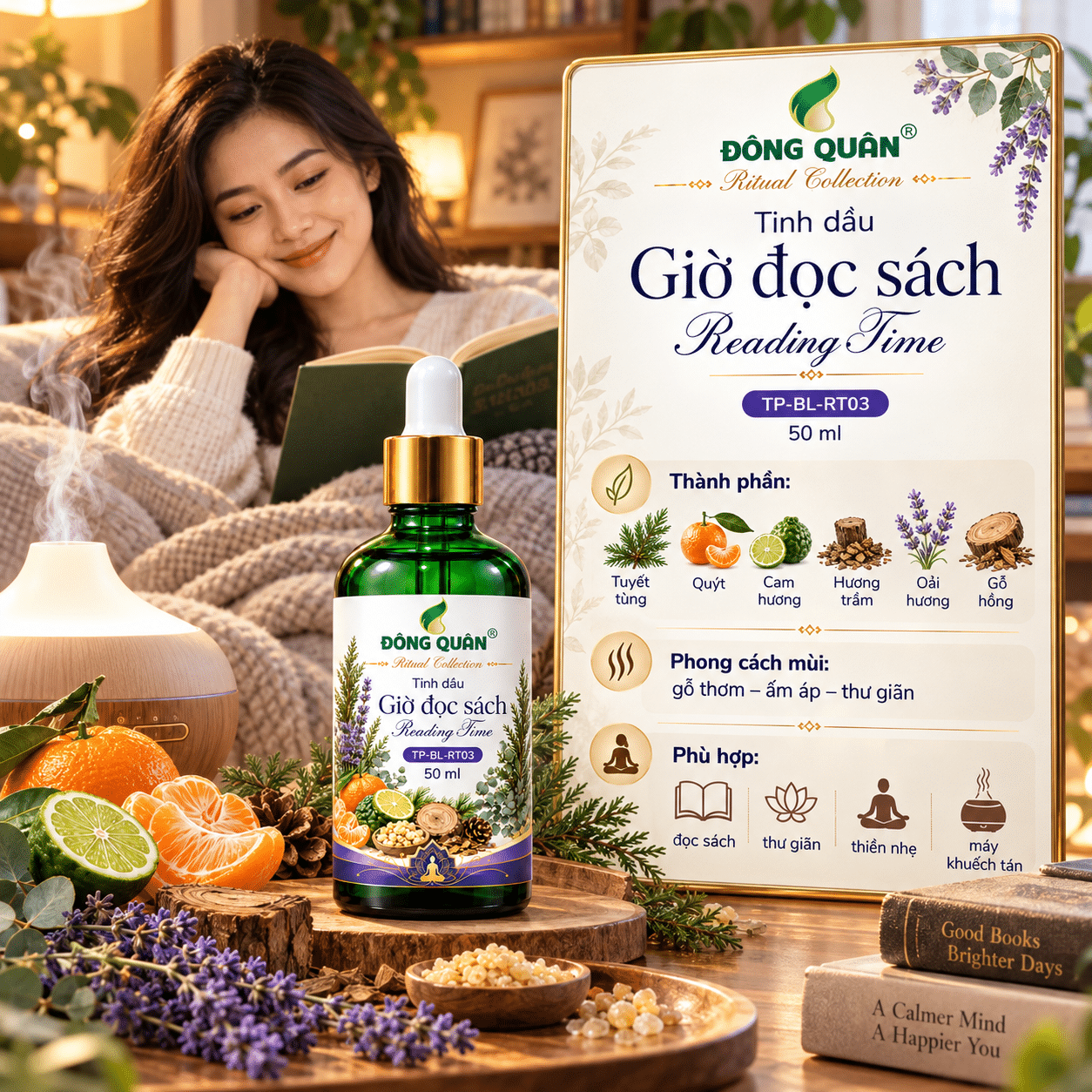 Tinh Dầu Đọc Sách – Giờ Đọc Sách / Reading Time 3 Tinh Dầu Đọc Sách – Giờ Đọc Sách / Reading Time - Ảnh 3
