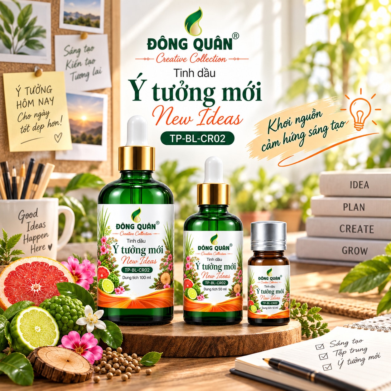 Tinh Dầu Brainstorming – Ý Tưởng Mới / New Ideas 7 Tinh Dầu Brainstorming – Ý Tưởng Mới / New Ideas - Ảnh 7