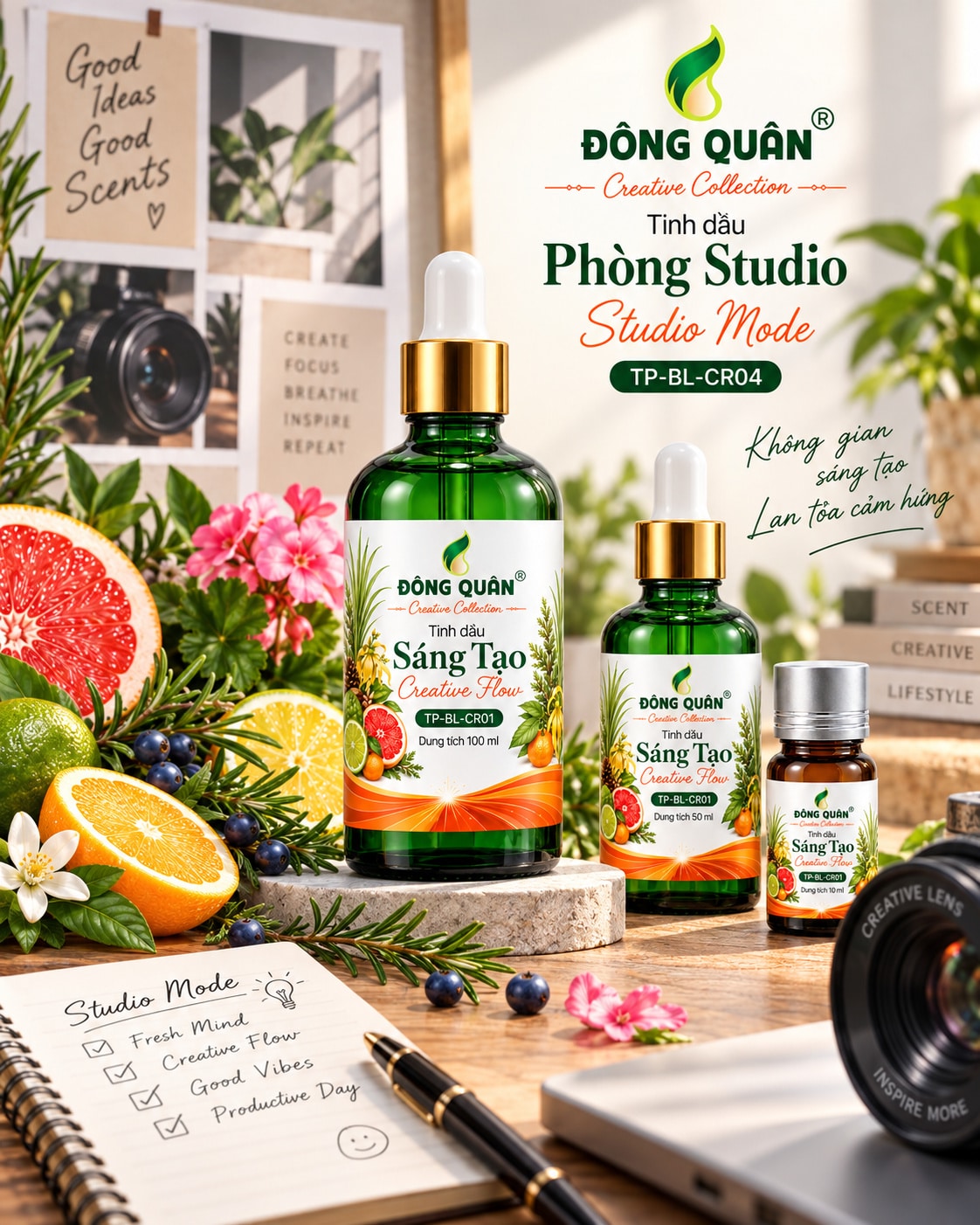 Tinh Dầu Cho Studio – Phòng Studio / Studio Mode 2 Tinh Dầu Cho Studio – Phòng Studio / Studio Mode - Ảnh 2