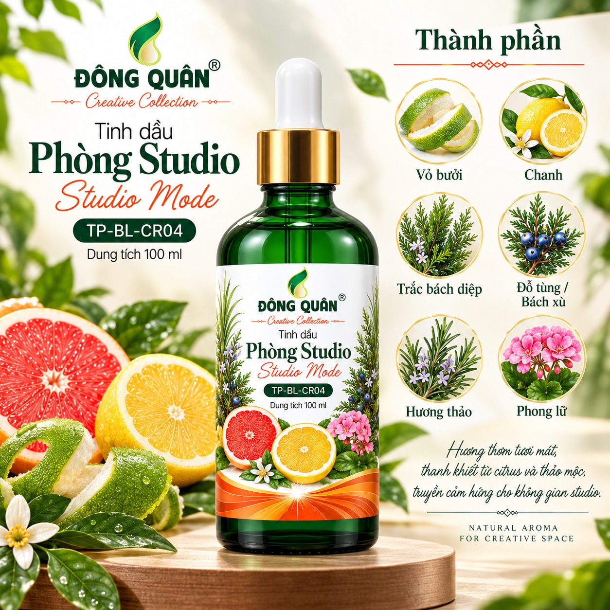 Tinh Dầu Cho Studio – Phòng Studio / Studio Mode 6 Tinh Dầu Cho Studio – Phòng Studio / Studio Mode - Ảnh 6